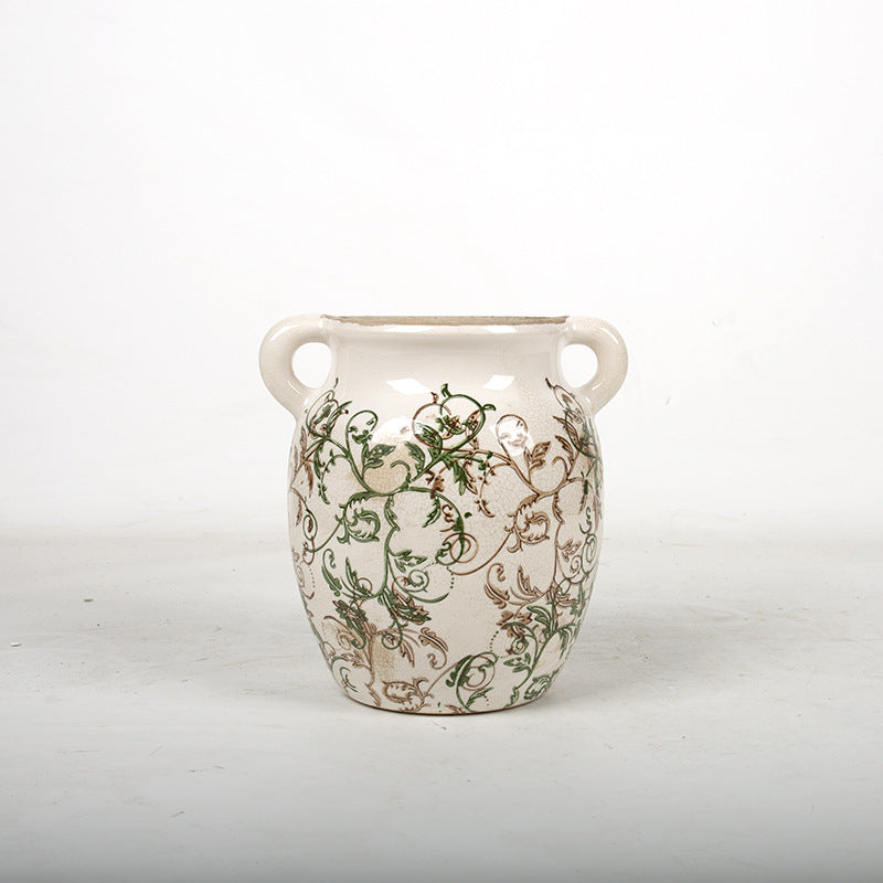 Flower decoration vessel with playful pattern Stornfield