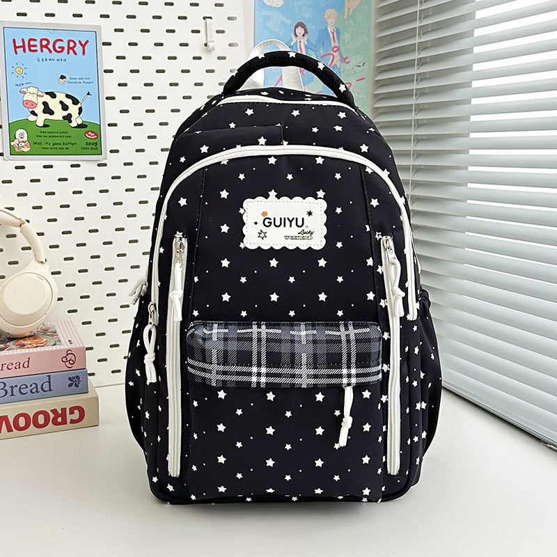 Stylish Star-Print Backpack Stornfield 1791205961