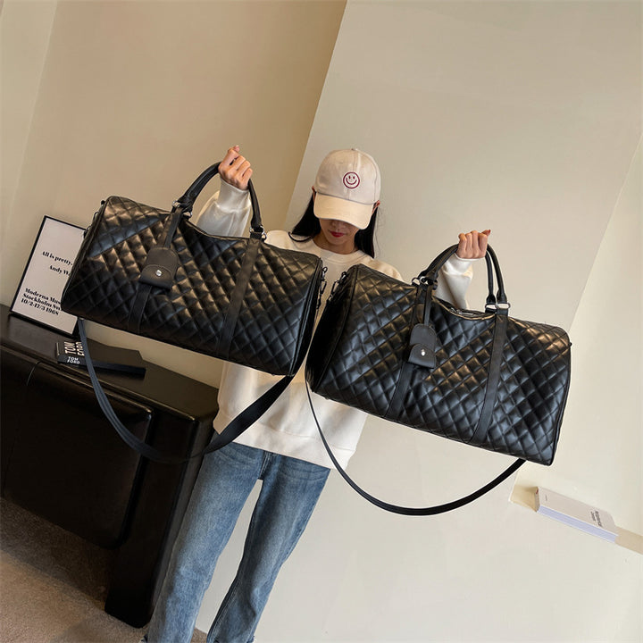 Fashionable travel bag with high-quality stitching and practical carrying options Stornfield