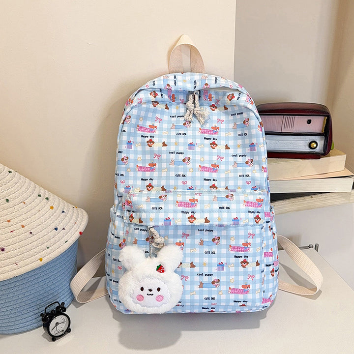 Playful Animal Print School Backpack Stornfield