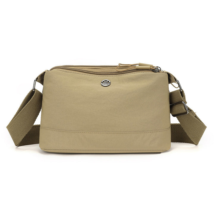 Shoulder bag with adjustable carrying strap and intelligent compartment system Stornfield