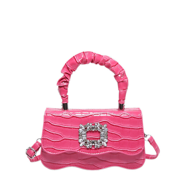Glamorous Crocodile Texture Evening Handbag Stornfield