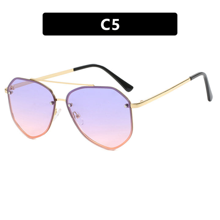 Women's geometric sunglasses with delicate frame Stornfield