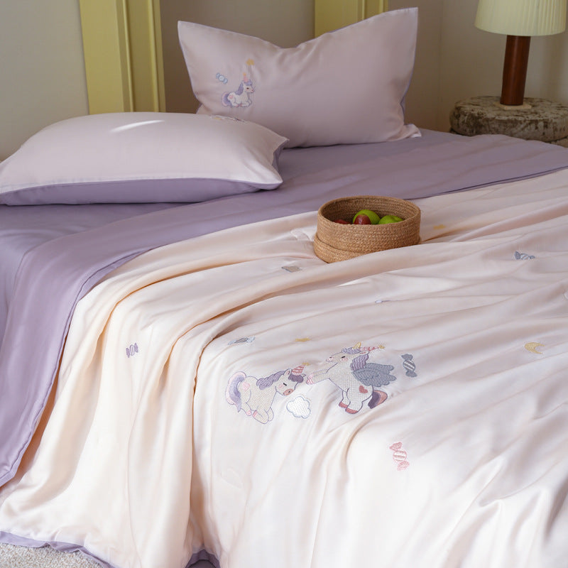 Children's Embroidered Playtime Blanket Set