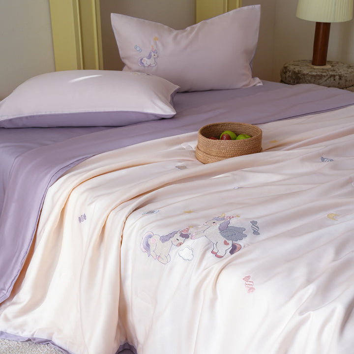 Children's Embroidered Playtime Blanket Set
