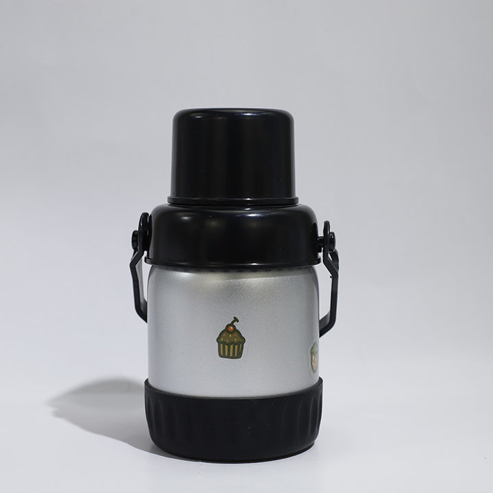 Women insulated thermos bottle with colorful muffin motif Stornfield