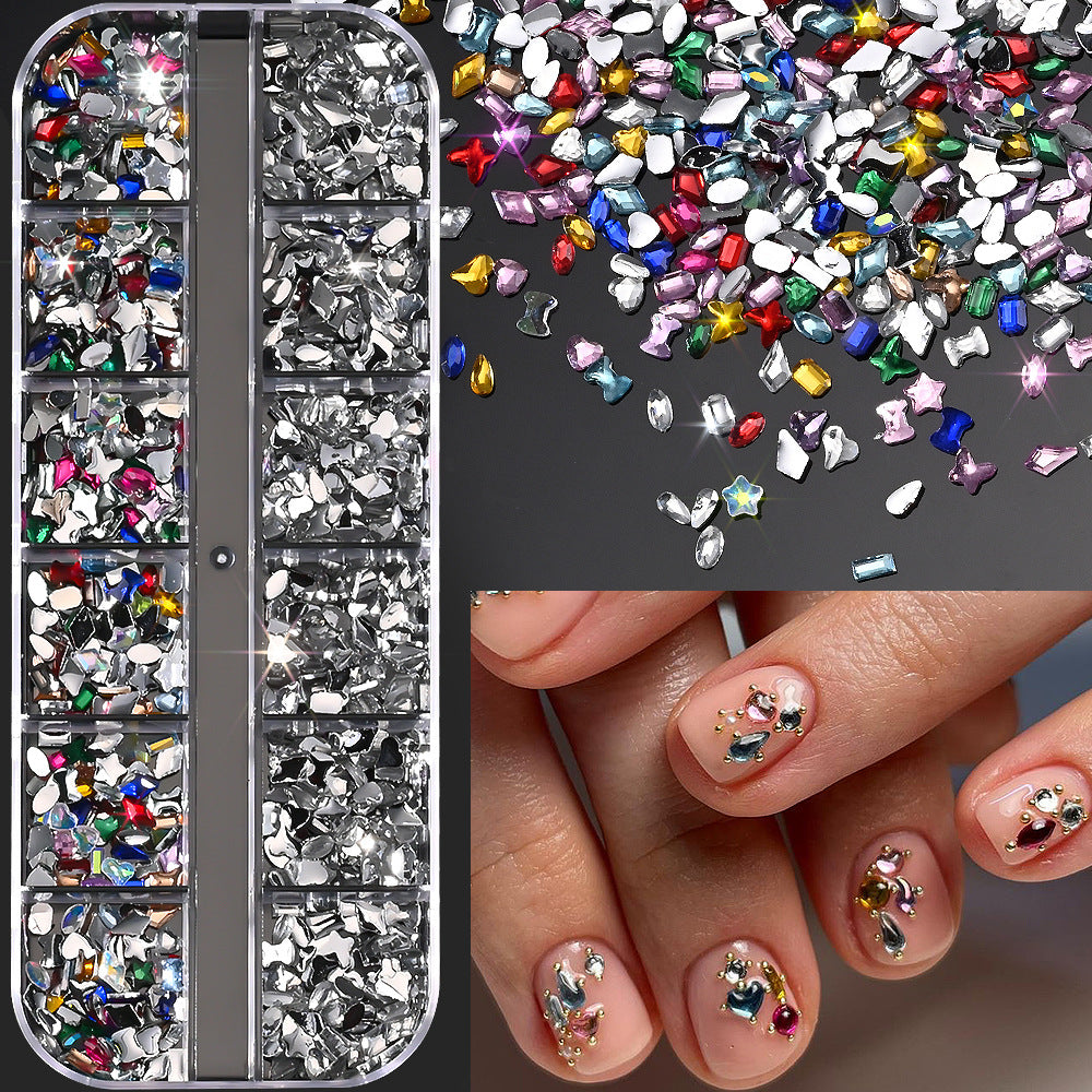 Nail Art Decorative Gemstone Set