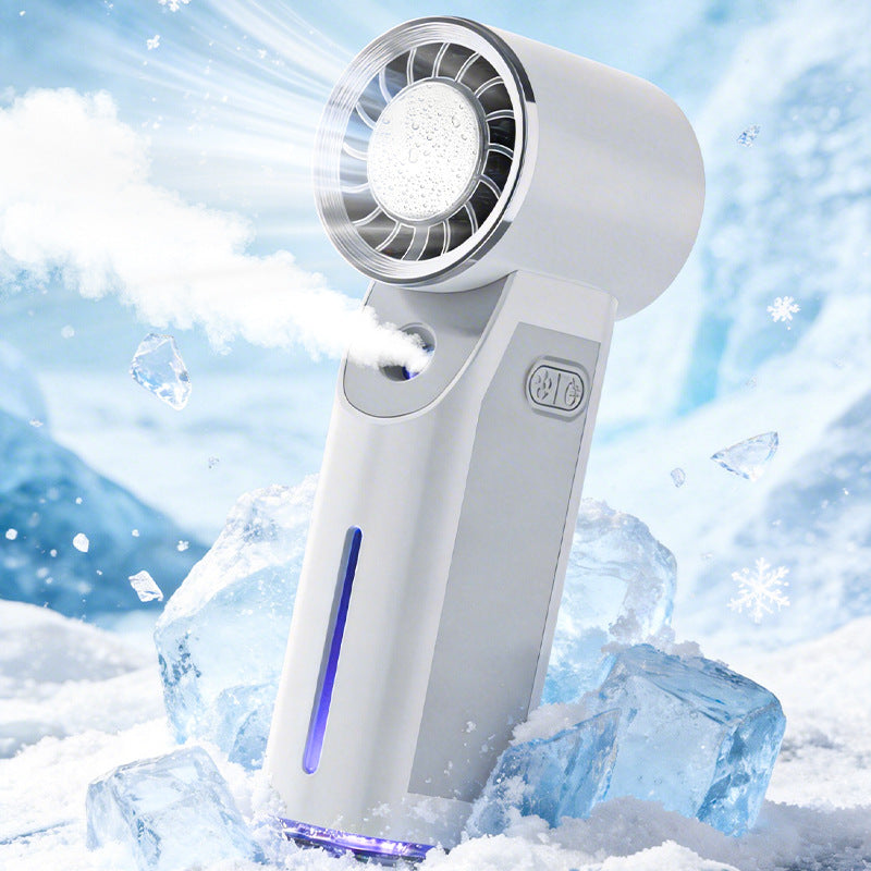 Unisex portable ultrasonic facial spray and mini fan with USB charging function Stornfield