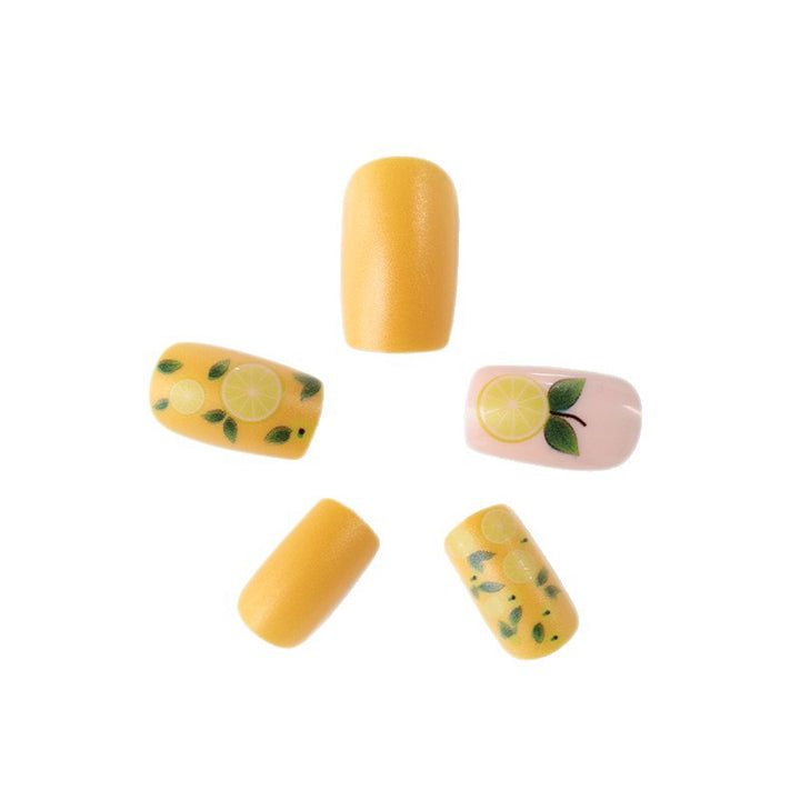 Citrus-Themed Nail Art Enhancements Stornfield