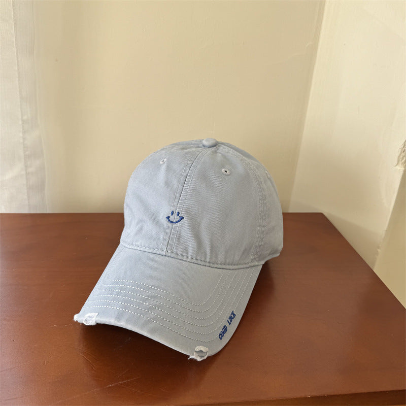 Women's Casual Smile-Embroidered Cap Stornfield