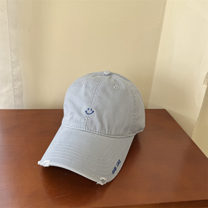 Women's Casual Smile-Embroidered Cap Stornfield