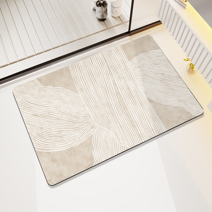 Artistic Cat-Themed Bath Mat Stornfield