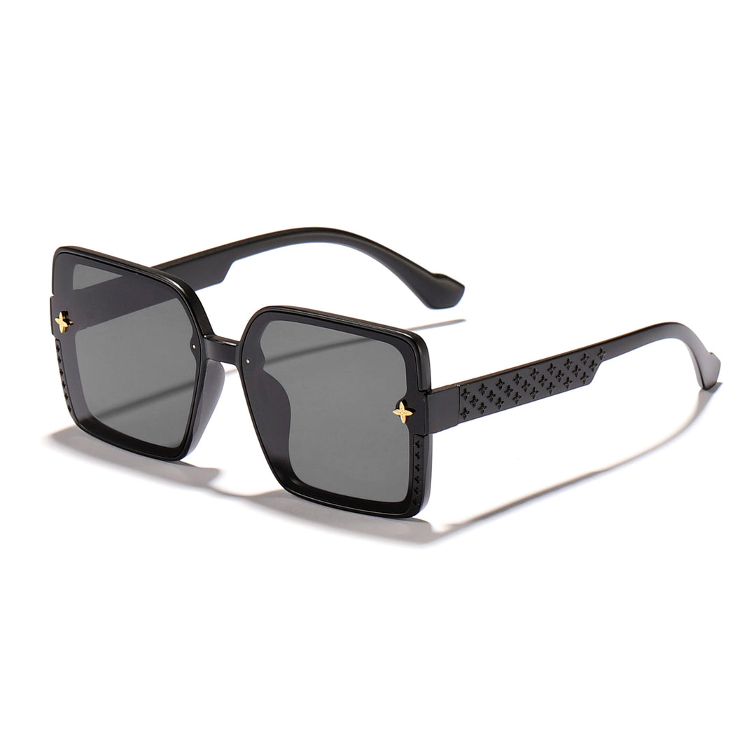 Women's fashionable square sunglasses with embellished frame Stornfield