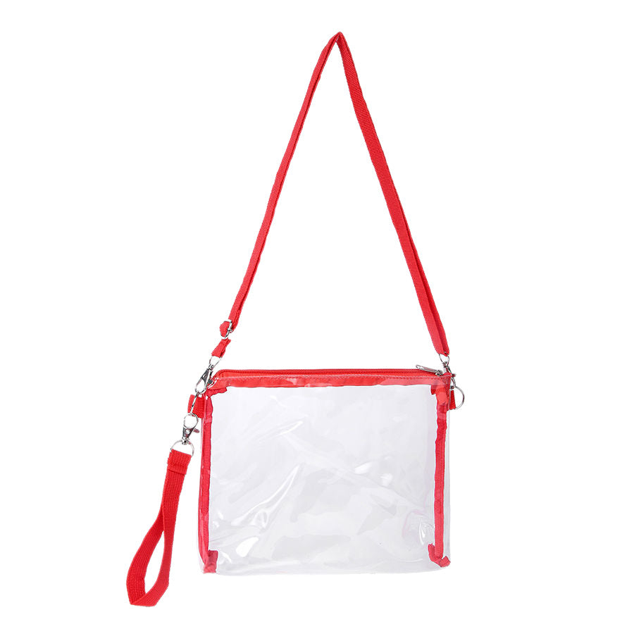 Transparent shoulder bag with adjustable shoulder strap Stornfield