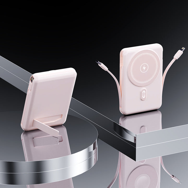 Portable power bank with integrated holder and fast charging function Stornfield
