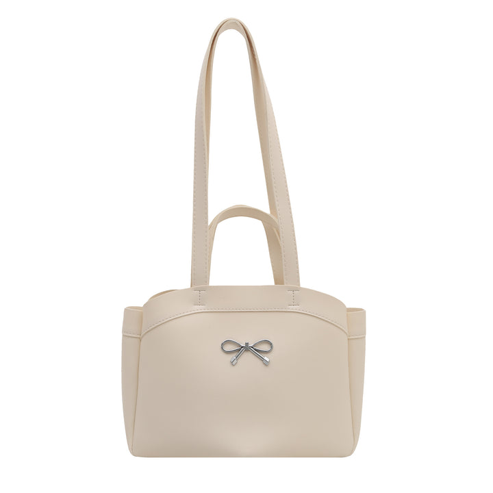 Elegant Bow Accent Handheld Tote Bag Stornfield