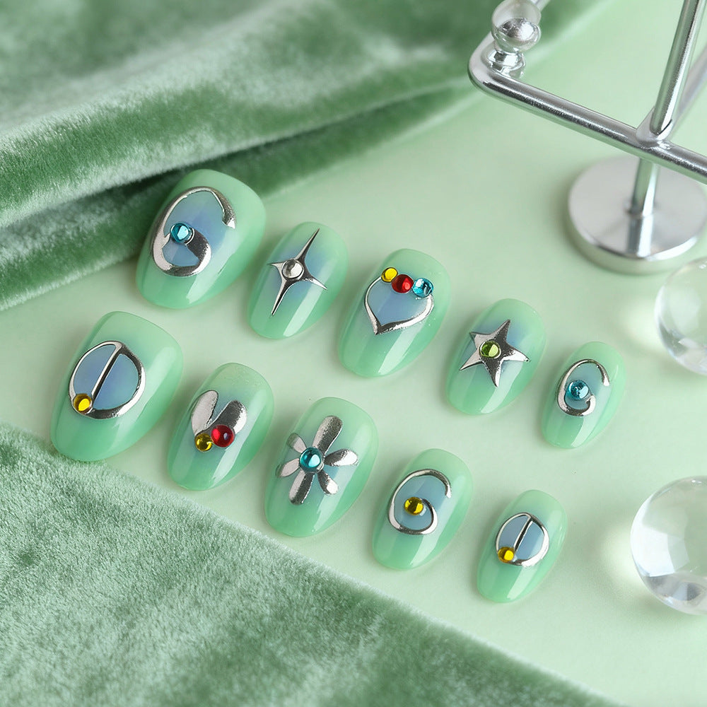 Artistic Embellished Nail Art Stornfield