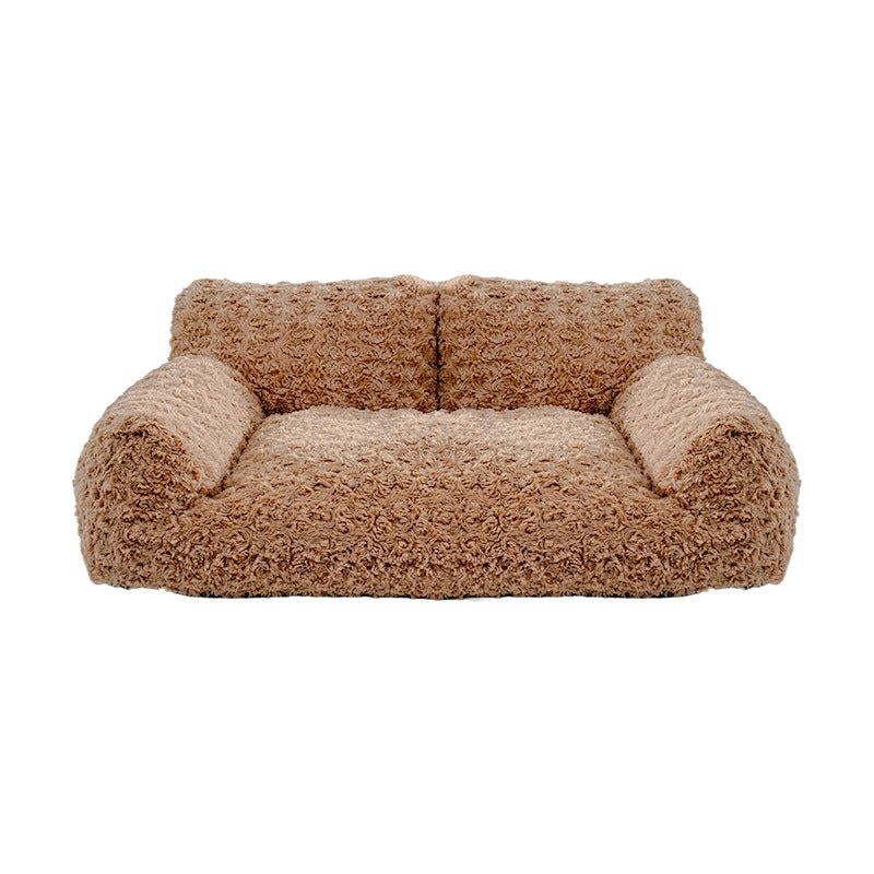 Plush Luxury  Sofa   Dog Bed