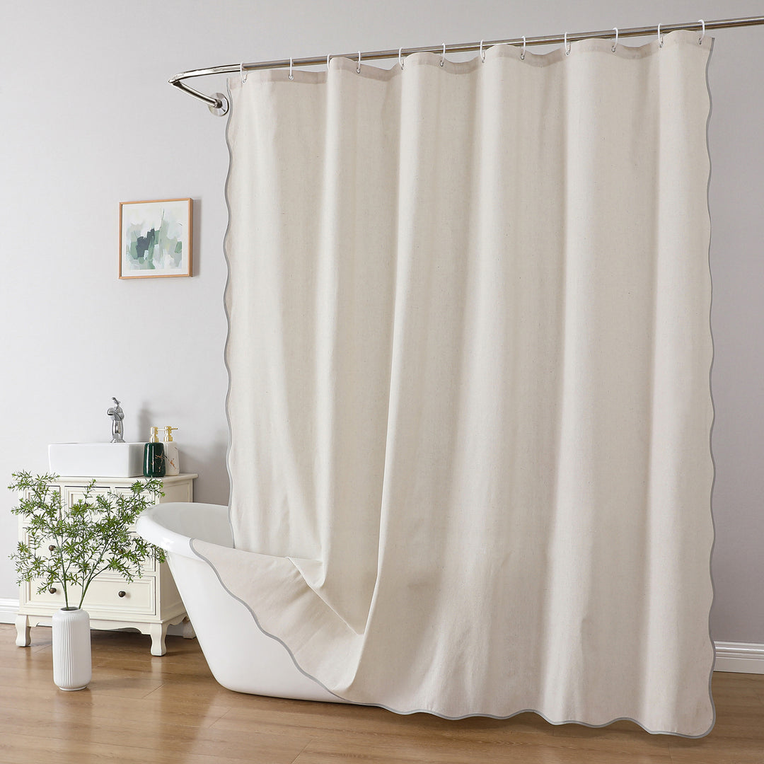 Modern Minimalist Shower Curtain Stornfield
