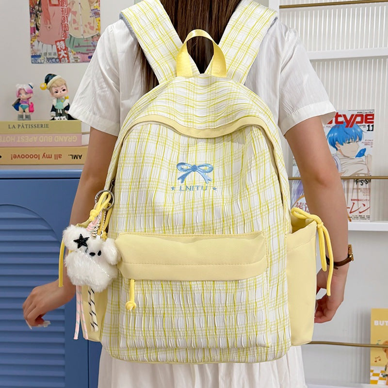 Checked Patterned Casual Backpack Stornfield