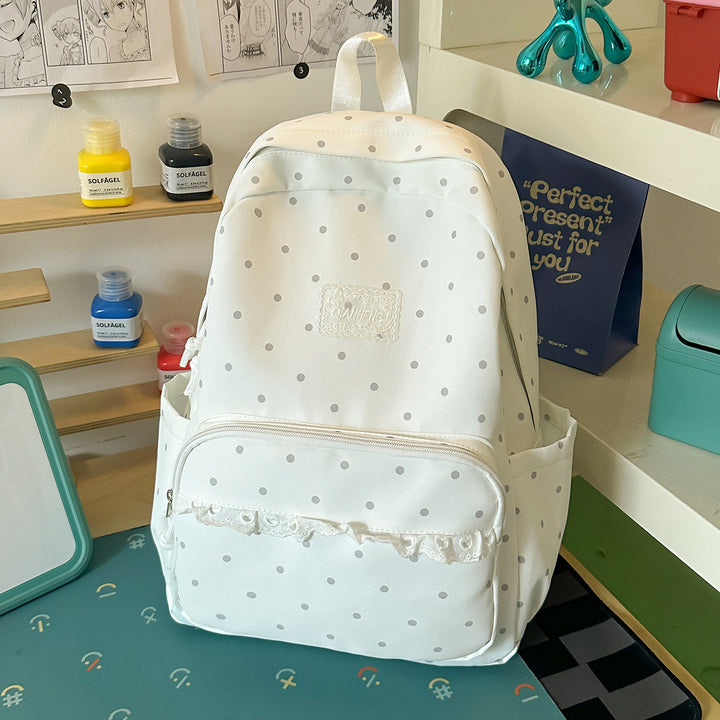 Polka Dot Decorative Backpack Stornfield