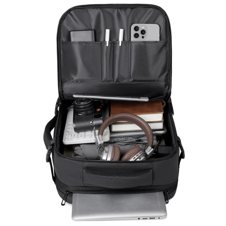 Elegant Laptop Backpack with Thoughtful Compartment System and Ergonomic Straps Stornfield