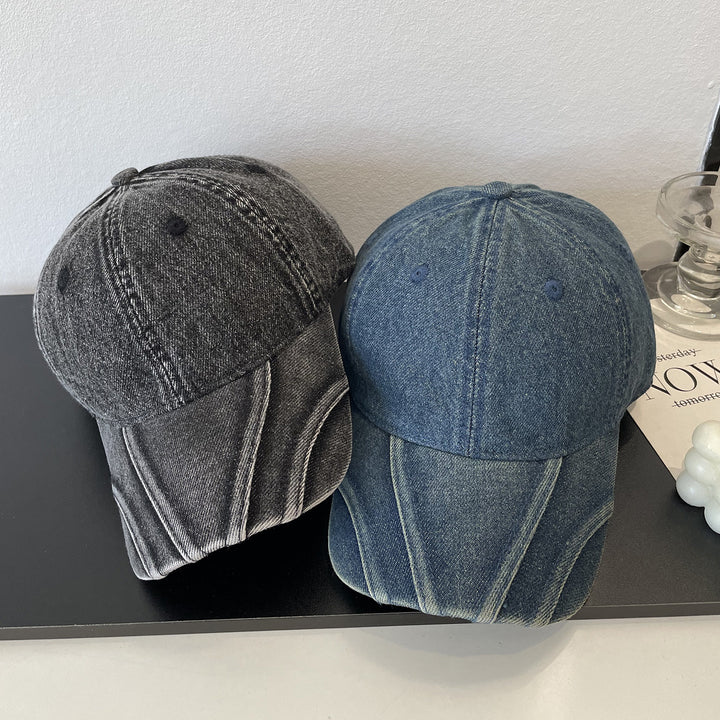 Women's Vintage Distressed Denim Baseball Cap Stornfield