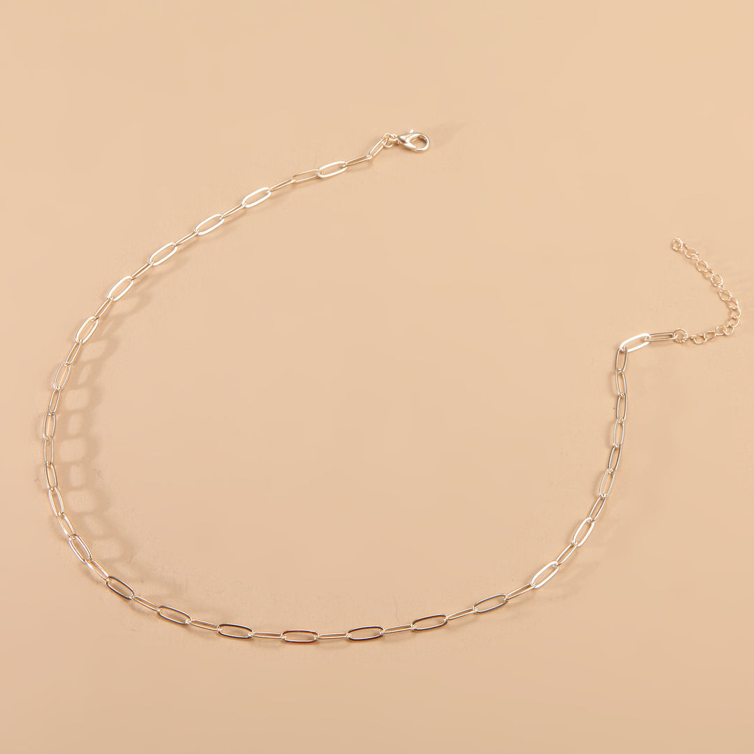 Sleek Long Link Chain Necklace Stornfield