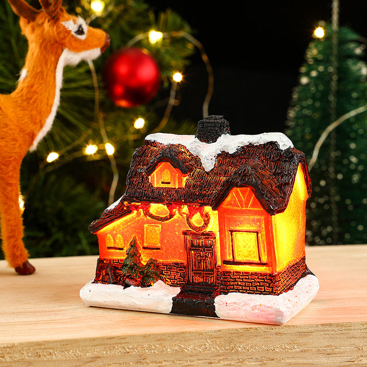 Nostalgic Christmas Village House Decoration Stornfield