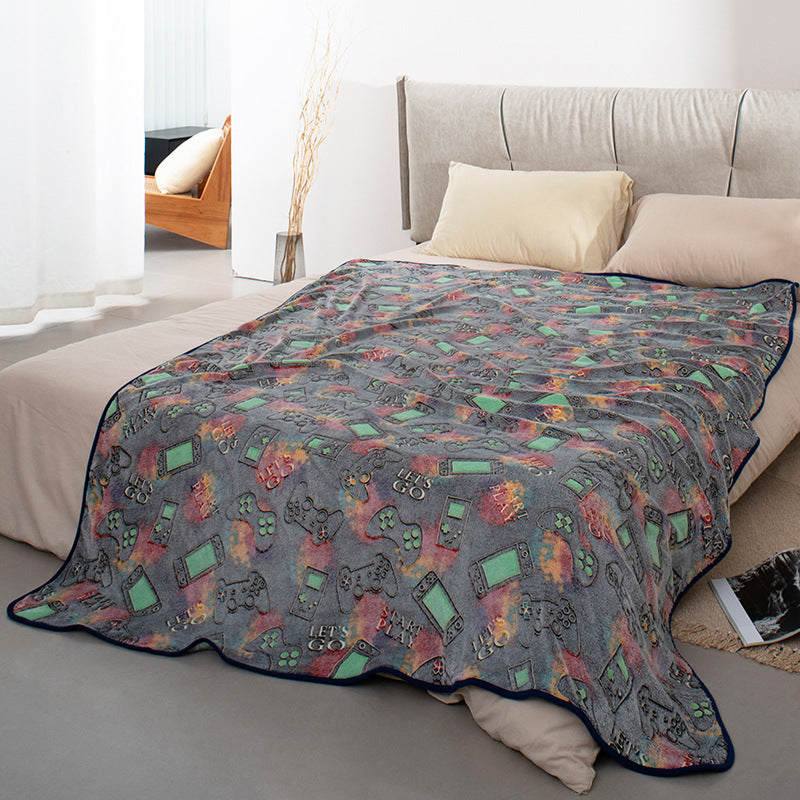 Women's cuddle blanket with gaming motif Stornfield