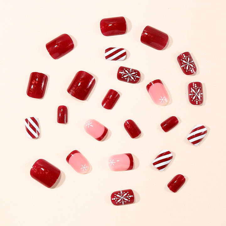 Festive Seasonal Acrylic Nail Art Extensions Stornfield