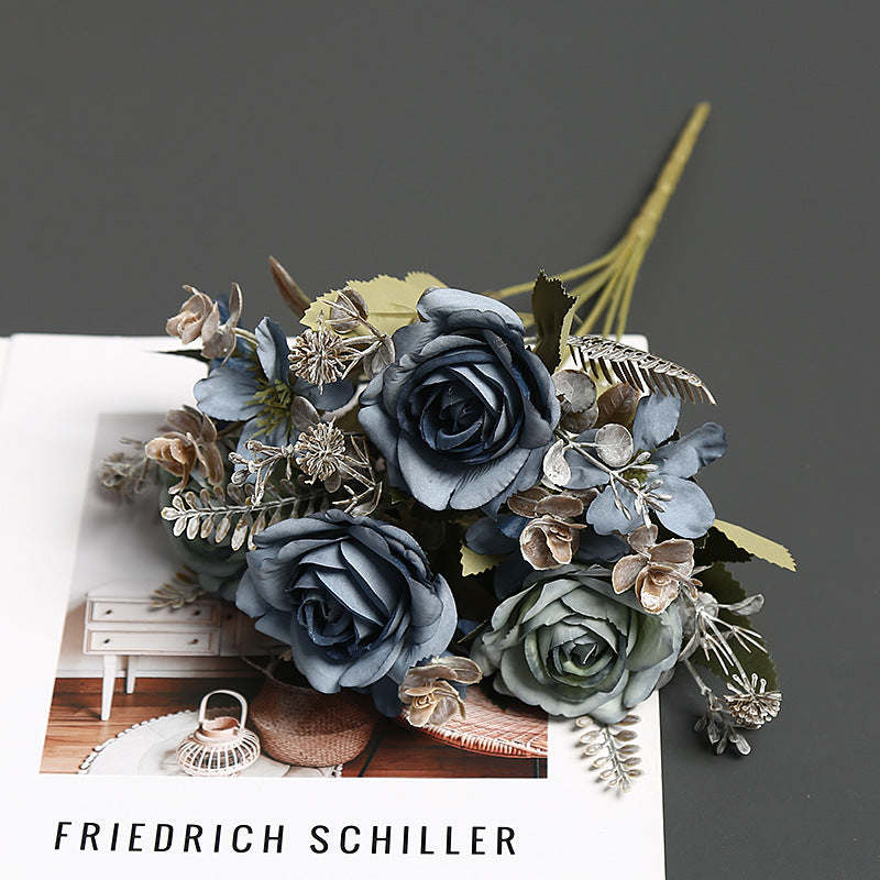 Faux Floral Bouquet for Indoor Home Decor