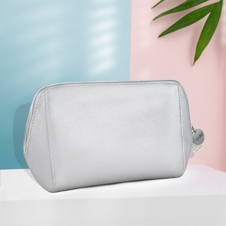 Premium Textured Cosmetic Pouch