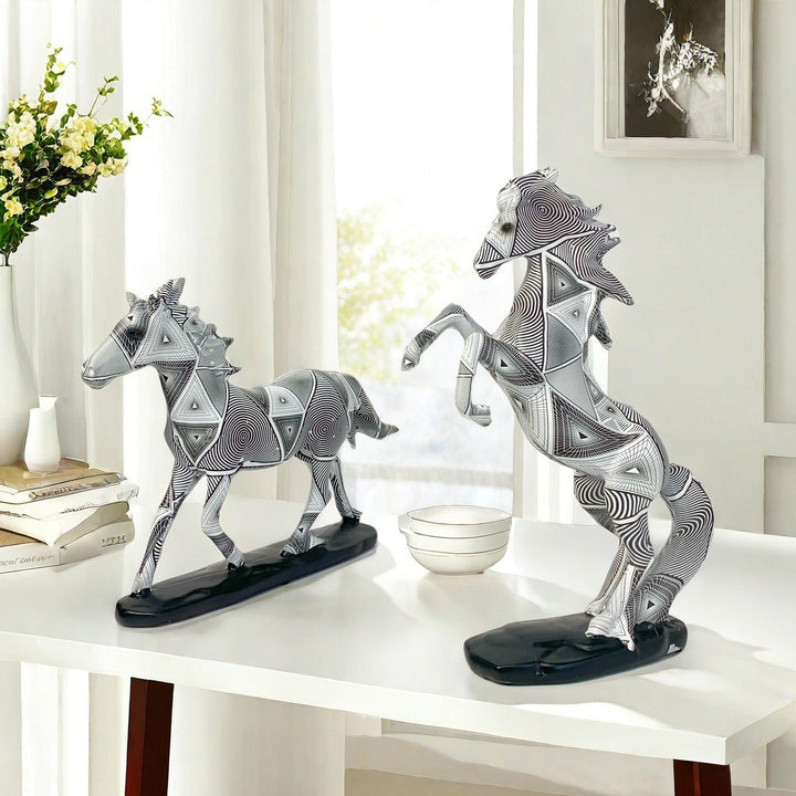 Artful Running Horse Sculpture Stornfield