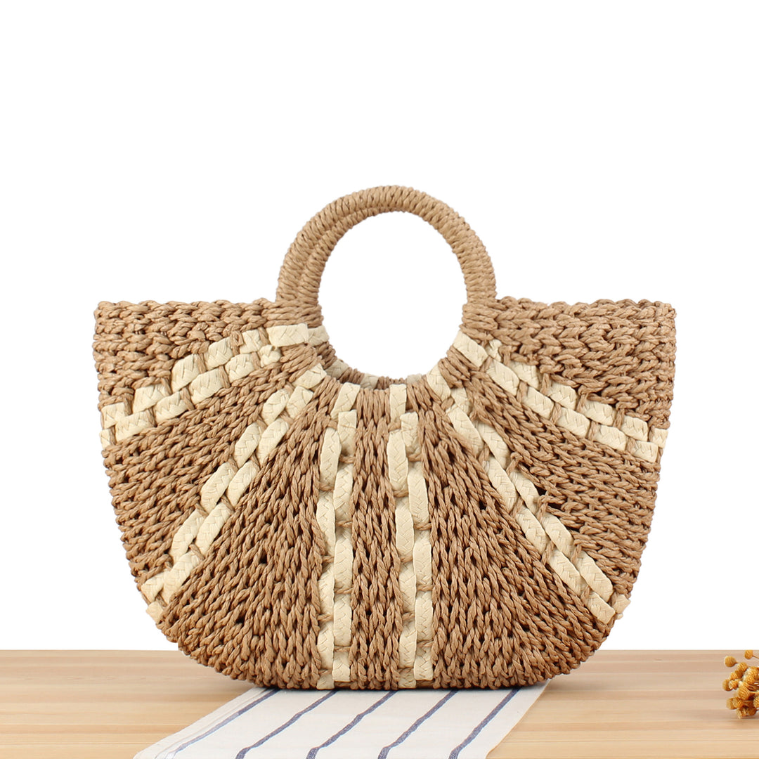 Tote bag with handcrafted weave Stornfield