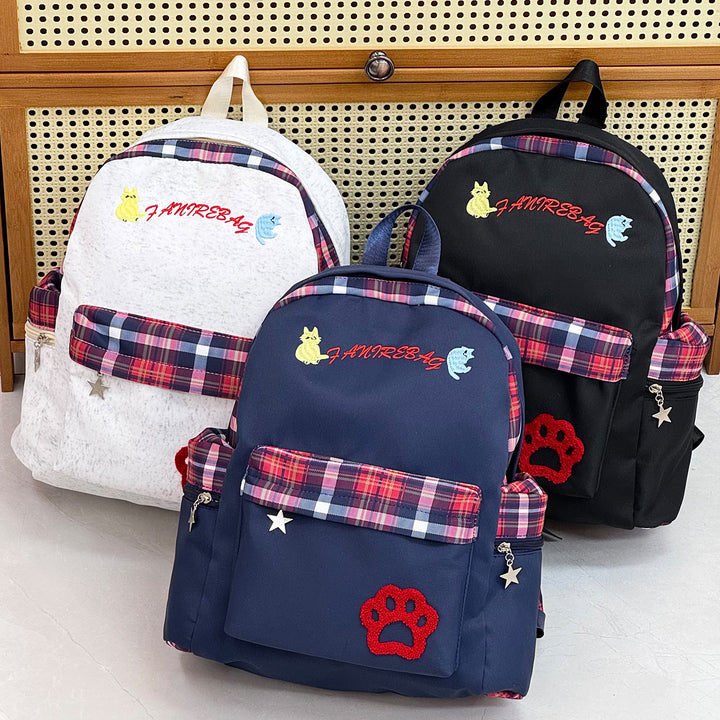 Playful Animal Print School Backpack Stornfield