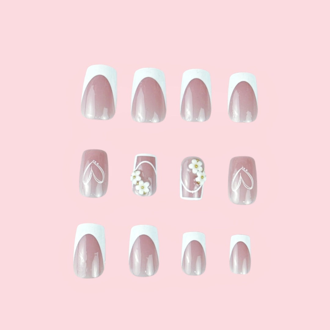 Decorative Press-On Nail Design Stornfield