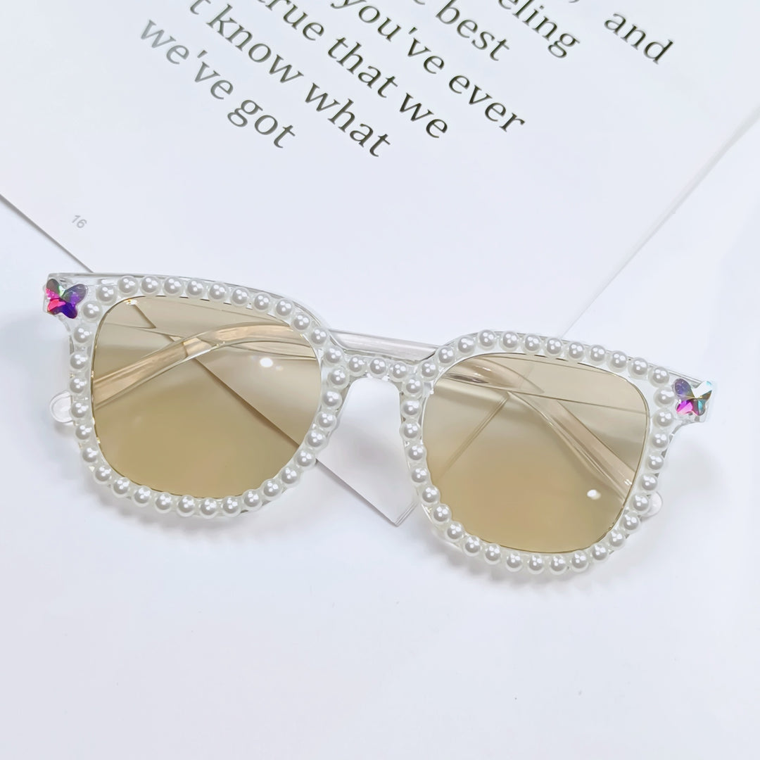 Ladies Glamorous Sunglasses with Pearl Frame Stornfield