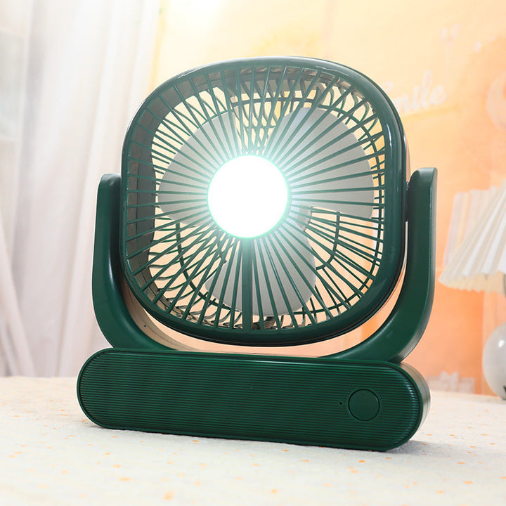 Women Portable Fan with Integrated LED Light Stornfield
