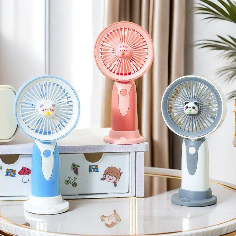 Ladies Portable Hand Fan with Cute Designs Stornfield