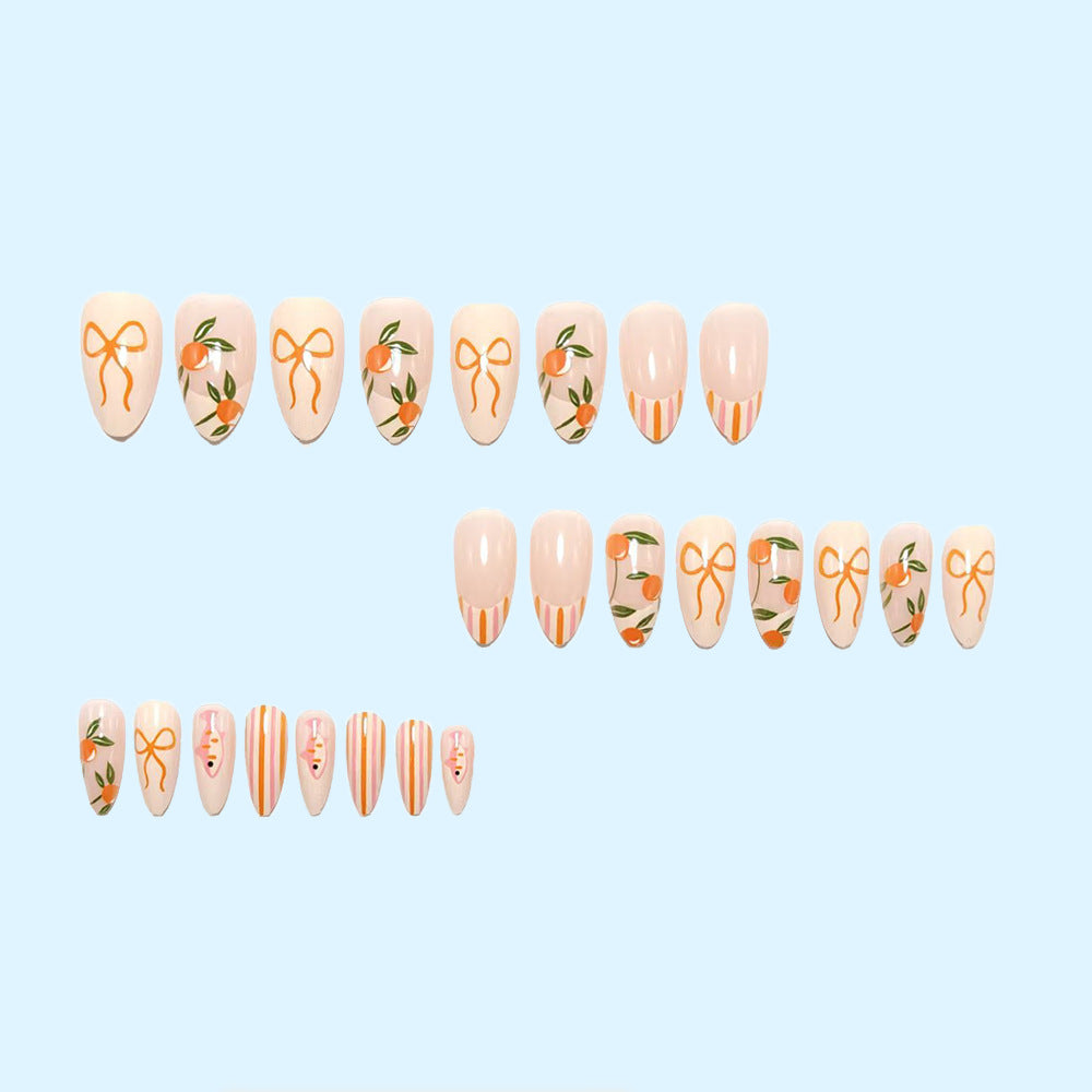 Creative artificial nails with fruity design Stornfield