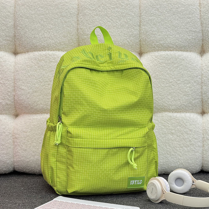 Stylish Checked Pattern Backpack Stornfield