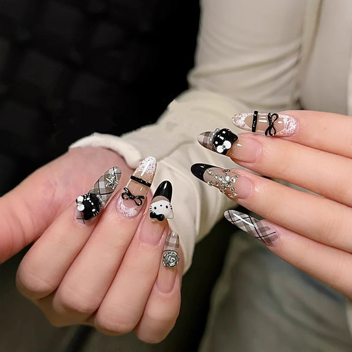 Creative Thematic Press-On Nail Design Stornfield