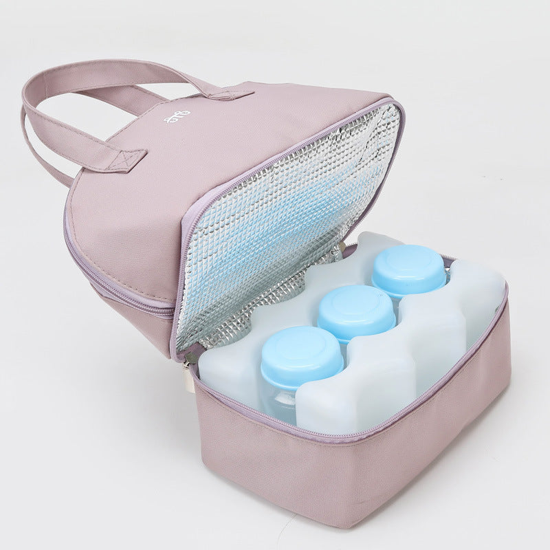 Women's insulated cooler bag with practical double zip design Stornfield