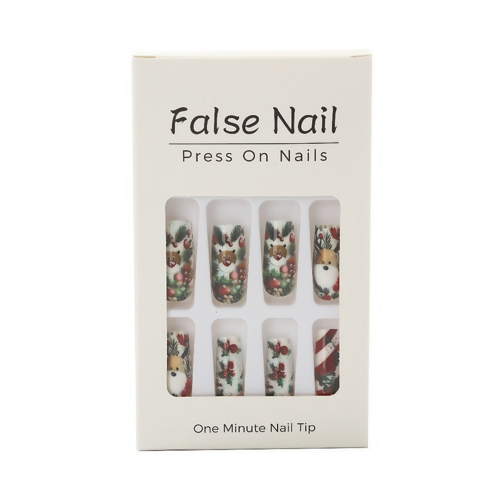 Artificial nails in festive Christmas design Stornfield 1788542011