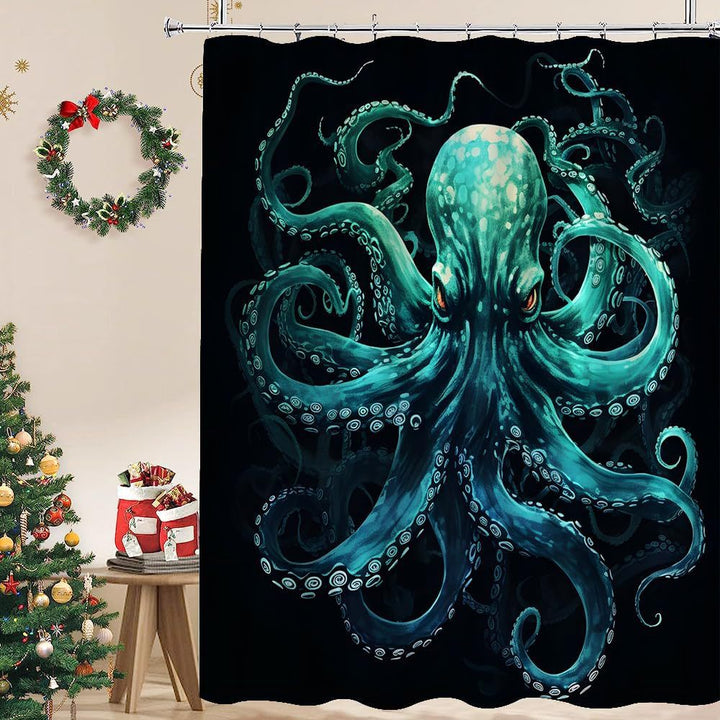 Ocean-Themed Art Shower Curtain Stornfield