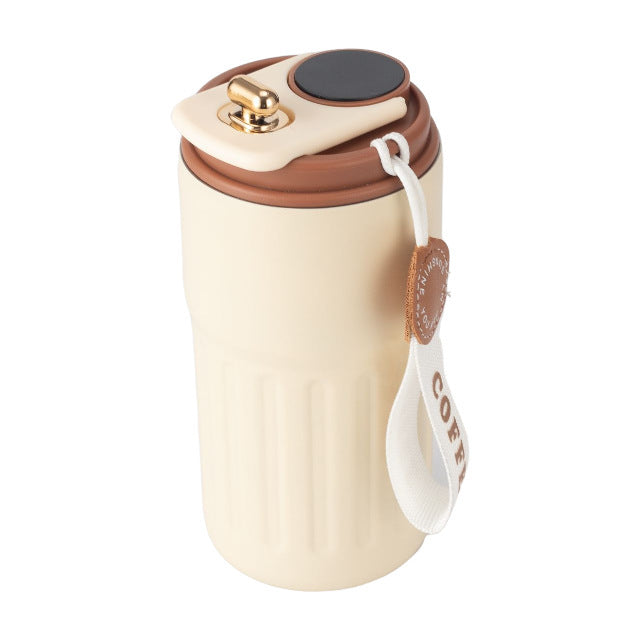 Ladies insulated coffee mug with practical grip loop Stornfield