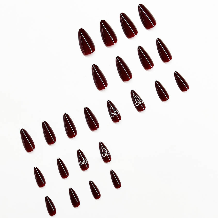 Elegant Stiletto Press-On Nail Extensions Stornfield
