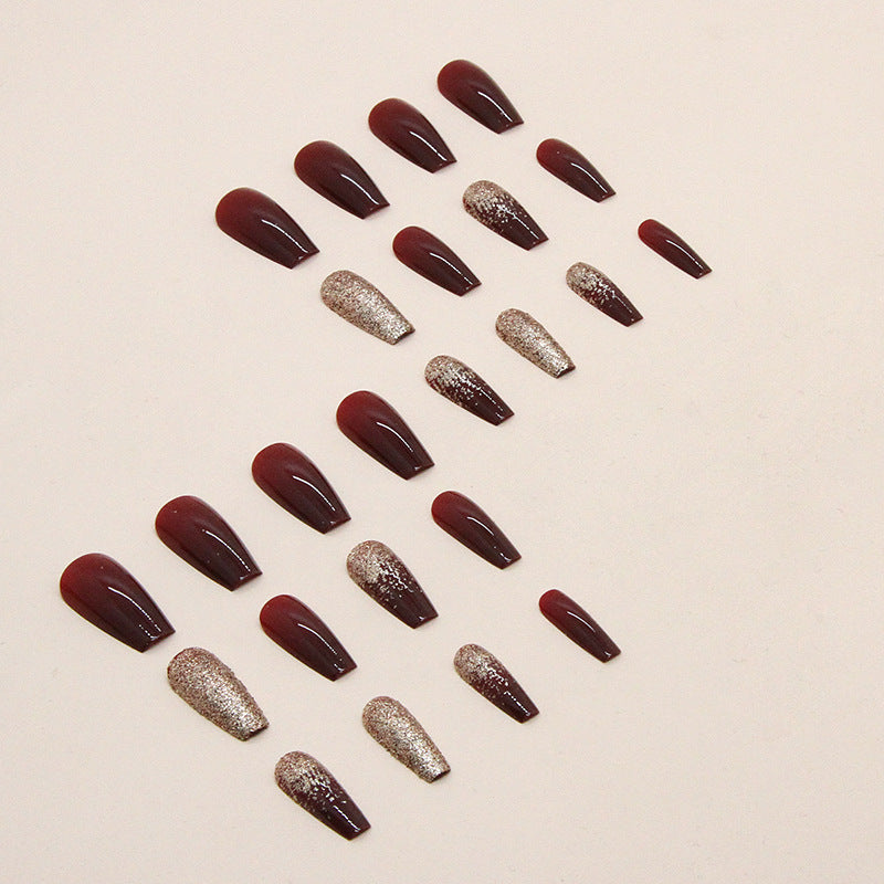 Elegant Glittering Nail Art Design Stornfield