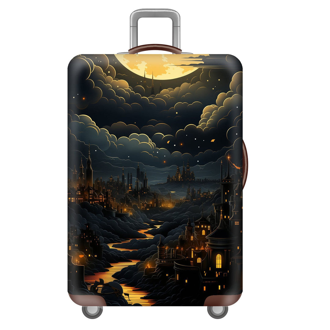 Unisex Hard Shell Suitcase with Inspiring Cityscape Stornfield